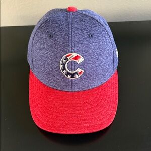 Chicago Cubs New Era Heathered Navy/Heathered Red 2017 Stars & Stripes